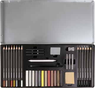EBERHARD FABER Kit de dessin Artist Color, 37 pièces