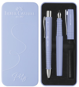 FABER-CASTELL Schreibgeräte-Set POLY BALL/PEN, schwarz