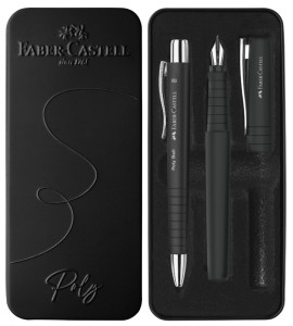 FABER-CASTELL Schreibgeräte-Set POLY BALL/PEN, pale iris