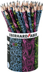 EBERHARD FABER Crayon de papier FLUO, HB, pot de 72 EBERHARD FABER Crayon de papier FLUO, HB, pot de 72