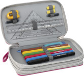 EBERHARD FABER Schüleretui Double Decker, 30-teilig, pink EBERHARD FABER Schüleretui Double Decker, 30-teilig, pink