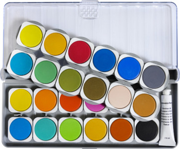 EBERHARD FABER Deckfarbkasten WINNER, 12 Farben
