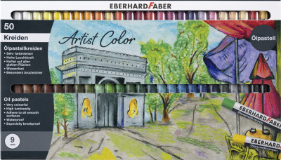 EBERHARD FABER Ölpastellkreide Artist Color, 12er Kartonetui