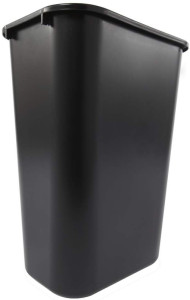 Rubbermaid Corbeille à papier, 39 litres, PE, bleu