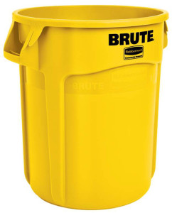 Rubbermaid Collecteur BRUTE 121,1 litres, en PP, blanc