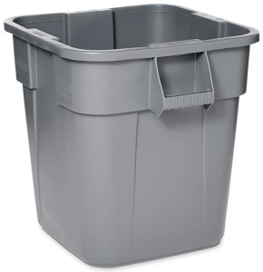 Rubbermaid Collecteur BRUTE 106 litres, carré, en PP, gris