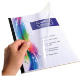 EXACOMPTA Plats de couverture, A4, PVC, 0,20 mm, transparent