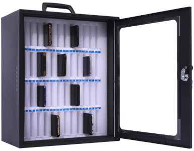 pavo Armoire pour smartphone, pour 36 smartphones, gris