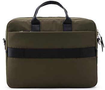 BESTLIFE Business Sacoche pour laptop ALYA, vert foncé/noir