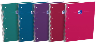 Oxford Cahier à spirale Smart Intense, A4+, quadrillé