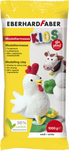 EBERHARD FABER Modelliermasse EFA Plast KIDS, weiß, Eimer