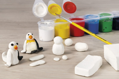 EBERHARD FABER Modelliermasse EFA Plast KIDS, weiß, Eimer