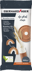 EBERHARD FABER Modelliermasse EFA Plast classic, terrakotta