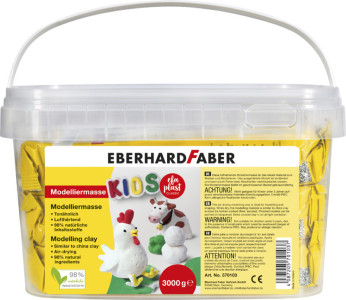 EBERHARD FABER Modelliermasse EFA Plast KIDS, weiß