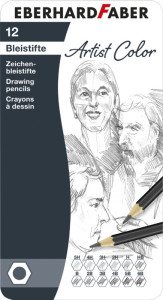 EBERHARD FABER Crayon de couleur Artist Color, étui de 12