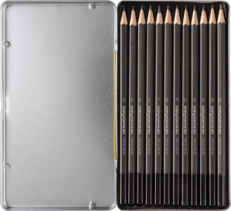 EBERHARD FABER Crayon de couleur Artist Color, étui de 12