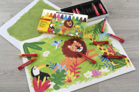 EBERHARD FABER Craie de cire COLORI, boîte en carton de 12 EBERHARD FABER Craie de cire COLORI, boîte en carton de 12