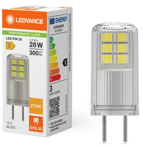 LEDVANCE Ampoule LED à broches LED PIN, 2,2 W, GY6.35