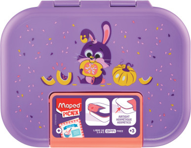 Maped PICNIK Boîte repas MINIZ Lapin, 0,9 litre