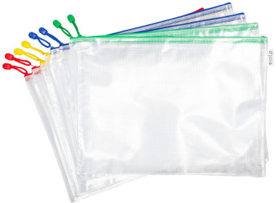 djois Pochette à zip ZIPPER, A3, PVC, assorti