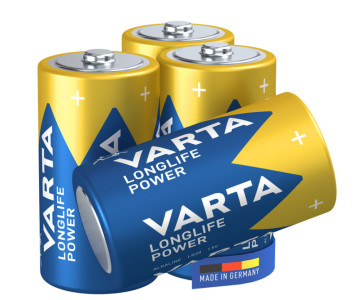 VARTA Pile alcaline Longlife Power, Baby (C), par 4
