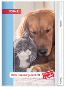 ROTH Hausaufgabenheft Tiere für clevere Faule 