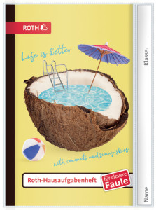 ROTH Hausaufgabenheft Teens für clevere Faule 