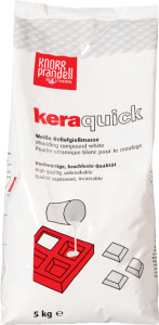 KNORR prandell Masse de coulée keraquick, 5 kg, blanc