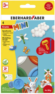 EBERHARD FABER Kit pâte à modeler Mini Kids, tons spéciaux