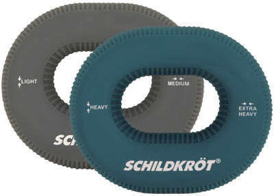 SCHILDKRÖT Ergo Handtrainer, 2er Set, blau / grau