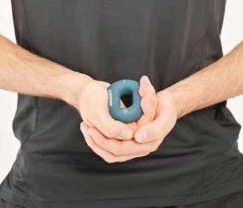 SCHILDKRÖT Ergo Handtrainer, 2er Set, blau / grau