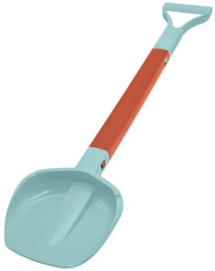 SCHILDKRÖT 2in1 Beachtoy-Set, rot / blau