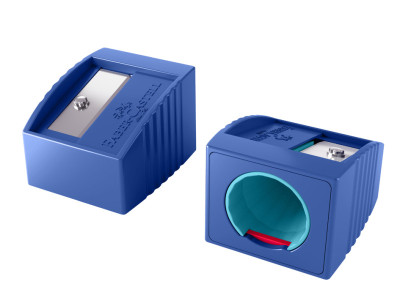 FABER-CASTELL Taille-crayon Grippy, bleu