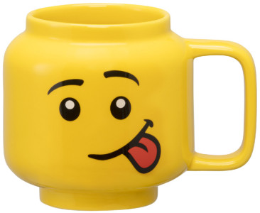 LEGO Mug WINKING GIRL, 530 ml, dans carton, jaune en céramique