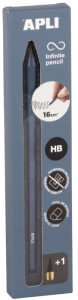 APLI Crayon de papier éternel Infinity, blanc