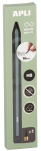 APLI Crayon de papier éternel Infinity, blanc