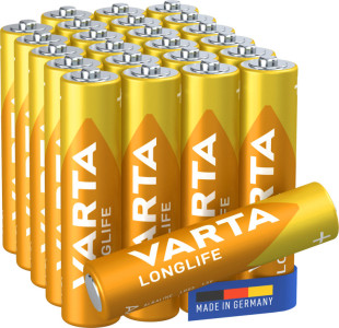 VARTA Alkaline Batterie Longlife, Micro AAA, 12er