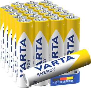 VARTA Alkaline Batterie Energy, 24er Cube Pack, Micro AAA