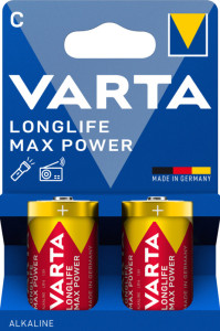 VARTA Alkaline Batterie Longlife Max Power, Baby (C/LR14)