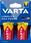 VARTA Alkaline Batterie Longlife Max Power, Mono (D) VARTA Alkaline Batterie Longlife Max Power, Mono (D)