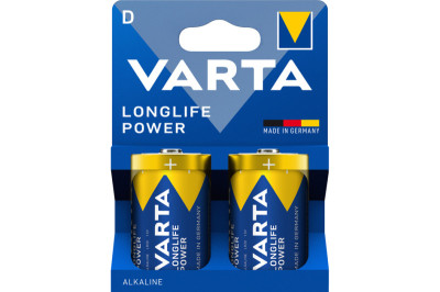 VARTA Alkaline Batterie Longlife Power, Mono (D), 2er