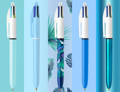 BIC Stylo à bille 4 Colours, Collector Box, set de 15