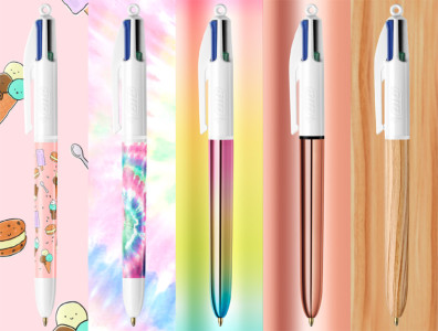 BIC Stylo à bille 4 Colours, Collector Box, set de 15