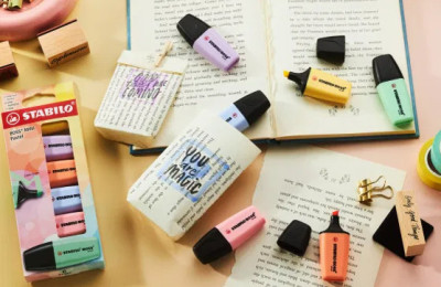 STABILO Surligneur BOSS MINI Pastel, étui carton de 3