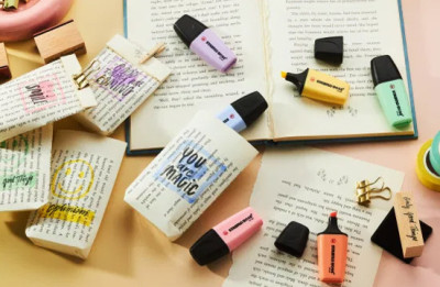 STABILO Surligneur BOSS MINI Pastel, étui carton de 3