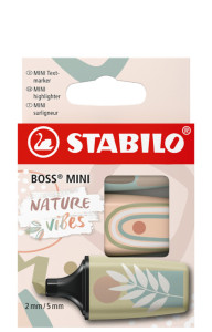 STABILO Textmarker BOSS MINI Naturevibes, 6er Kartonetui