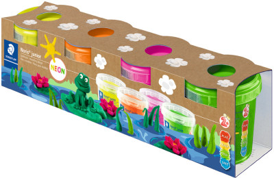 STAEDTLER Set pâte à modeler Noris junior, couleurs simples