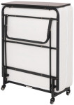 MOOR Lit pliant BETH, extra large, avec 4 roulettes