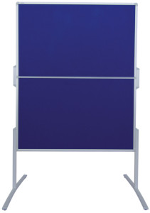 FRANKEN Tableau de présentation PRO, pliable, feutre gris