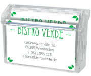 Porte-cartes de visite Deflecto « Grab-a-Card », Transparent Porte-cartes de visite Deflecto « Grab-a-Card », Transparent